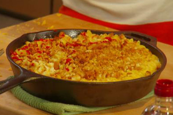 Pasta with Cheese and Sweetcorn